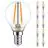 Voordeelpak 10x Noxion Lucent LED E14 Kogel Filament Helder 2.5W 250lm - 827 Zeer Warm Wit | Vervangt 25W