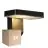 Voordeelpak 3x Nordlux Solar Wandlamp Rica Vierkant Zwart 4.5W 450lm - 830 Warm Wit | Bewegings- en Lichtsensor