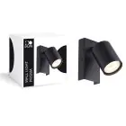D'Lite Wandlamp Prisma Metaal Zwart | IP20 - Geschikt voor 1x GU10